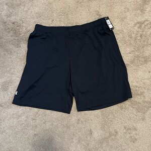 Under Armour Black Athletic Shorts with Elastic Waistband
